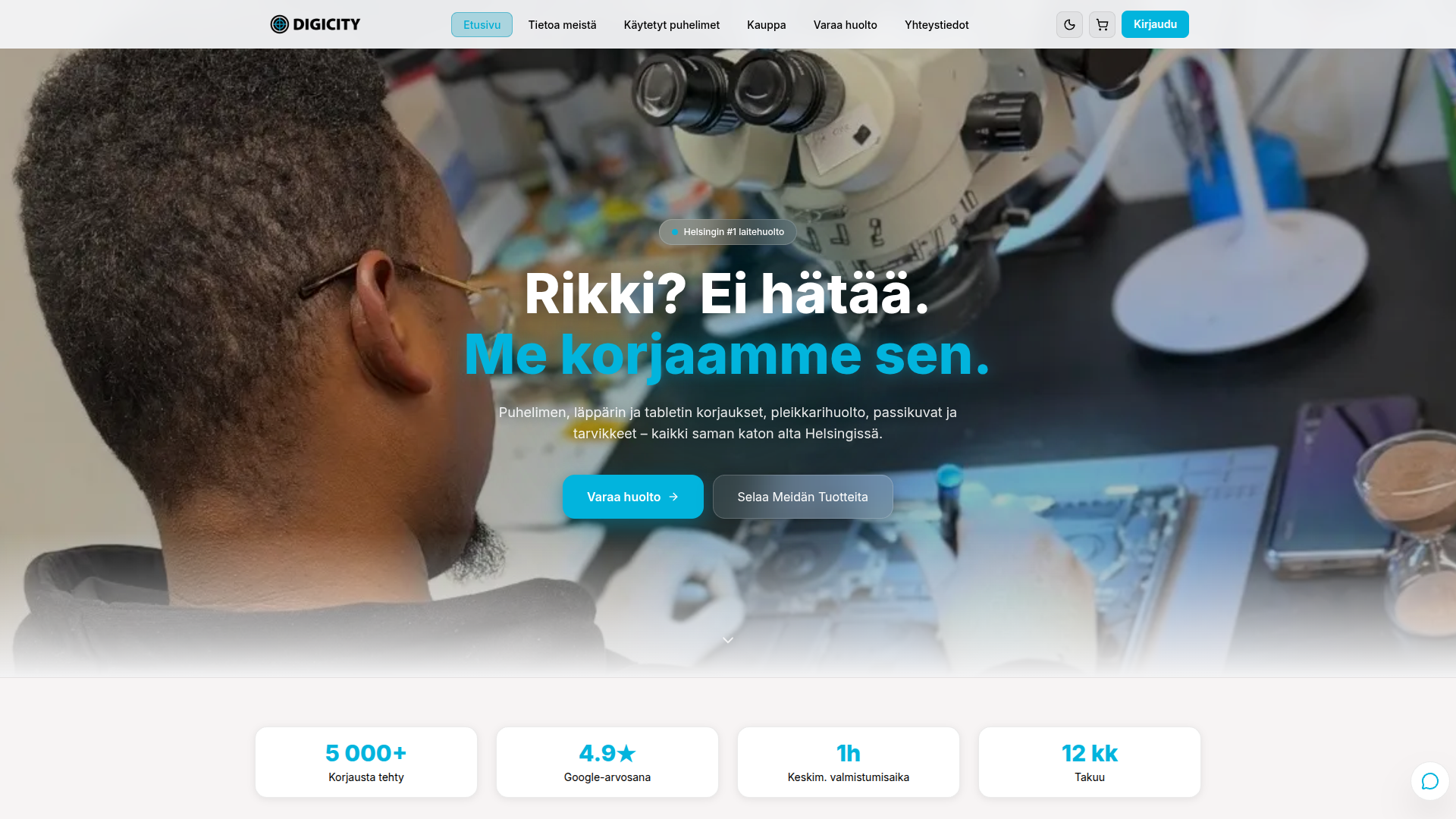 Digicity Nettisivut + Verkkokauppa